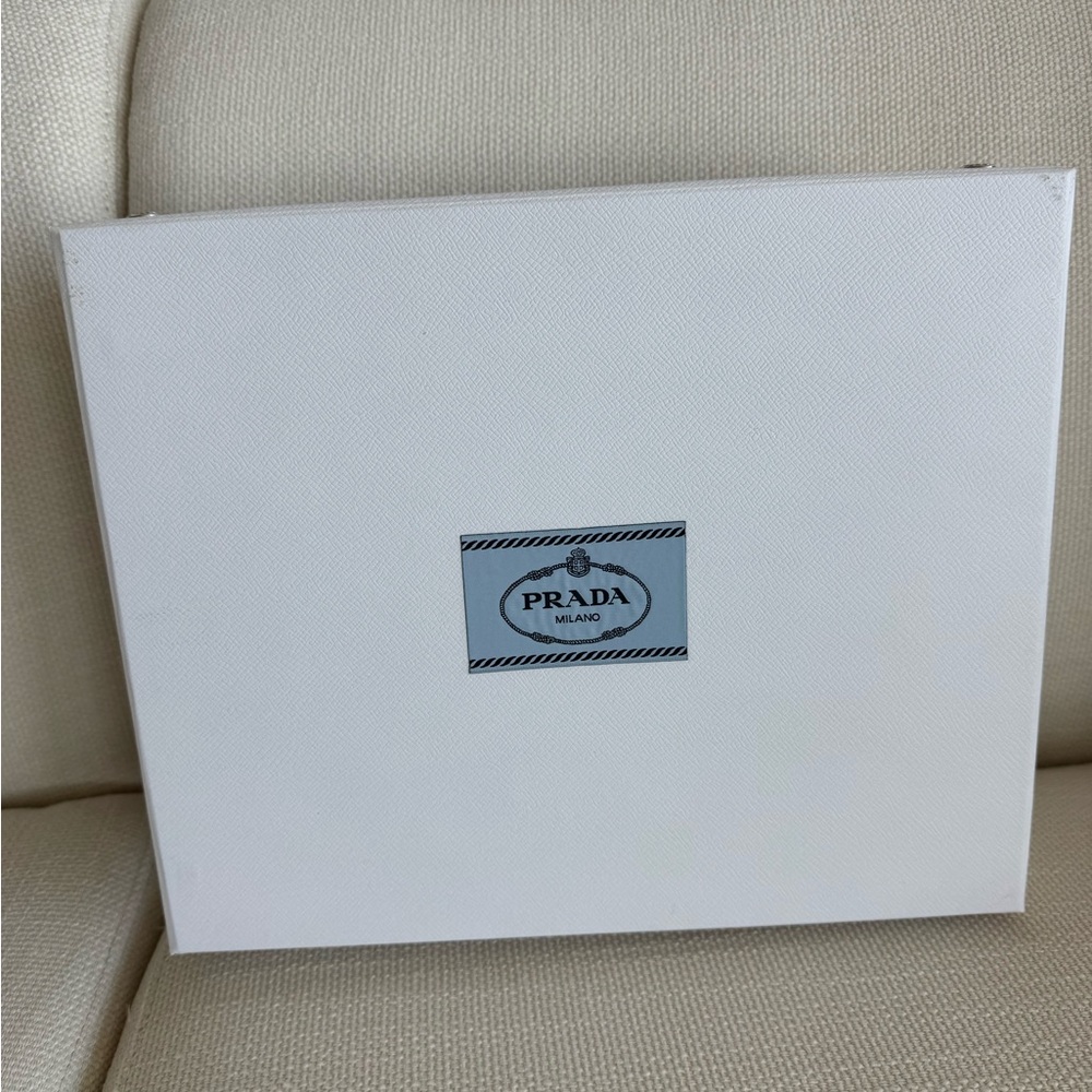 Prada box. New. 12-1/4 x 10-1/4 x 4